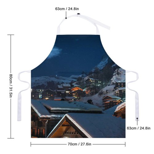 yanfind Custom aprons Aged Architecture Artificial Atmosphere Breathtaking Building Cloudy Complex Dusk Dwell white white-style1 70×80cm