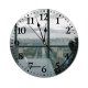 yanfind Fashion PVC Wall Clock Bearded Cloudy Space Cyber Security Cybersecurity Electronic Device Hacker Hands Information Technology Mute Suitable Kitchen Bedroom Decorate Living Room