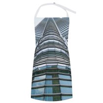 yanfind Custom aprons Architectural Design Architecture Beautiful Building City Clouds Construction Downtown Exterior Facade Glass white white-style1 70×80cm