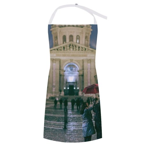 yanfind Custom aprons Adventure Ancient Anonymous Architecture Authentic Budapest Building Cathedral Catholic Church Civilization white white-style1 70×80cm
