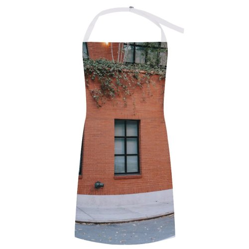 yanfind Custom aprons Accommodation Apartment Architecture Balcony Brick Wall Building City Construction Daylight Daytime white white-style1 70×80cm