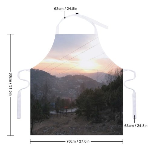 yanfind Custom aprons Con2011 Pakistan Landscape white white-style1 70×80cm