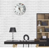 yanfind Fashion PVC Wall Clock Bar Clear Cocktail Space Details Martini Negative Pouring Strain Strainer Wine Glass Mute Suitable Kitchen Bedroom Decorate Living Room