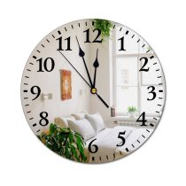 yanfind Fashion PVC Wall Clock Bed Bedroom Botany Carpet Ceiling Climbing Colorful Comfort Comfortable Contemporary Cozy Creative Mute Suitable Kitchen Bedroom Decorate Living Room