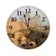 yanfind Fashion PVC Wall Clock Abandoned Aged Ancient Barrier Broken Building Cement Ceramic Classic Clay Construction Crack Mute Suitable Kitchen Bedroom Decorate Living Room