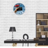 yanfind Fashion PVC Wall Clock Aged Ancient Anonymous Art Chic Classic Creative Crop Device Epoch Faceless Mute Suitable Kitchen Bedroom Decorate Living Room