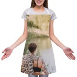 yanfind Custom aprons Admire Alone Anonymous Blurred Calm Contemplate Daytime Energy Faceless Female Grow white white-style1 70×80cm