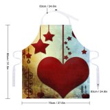 yanfind Custom aprons Hearts Shapes Abstract Grunge Texture Gritty Love Strange white-style1 70×80cm