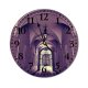 yanfind Fashion PVC Wall Clock Arch Architecture Building Ceiling Entrance Gate Hallway Mute Suitable Kitchen Bedroom Decorate Living Room