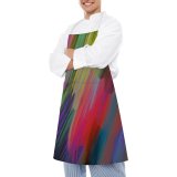 yanfind Custom aprons Art Motion Creativity Rainbow Design Artistic Dynamic Futuristic Impression Motley white white-style1 70×80cm