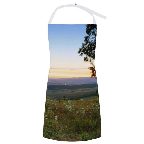 yanfind Custom aprons Night Scene Landscape Morning white white-style1 70×80cm