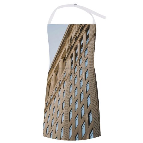 yanfind Custom aprons Accommodation Apartment Architecture Building Cement City Column Complex Concrete Condominium Construction white white-style1 70×80cm