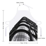 yanfind Custom aprons Architectural Design Architecture Building City Cityscape Expression Exterior Facade Futuristic Glass Items white white-style1 70×80cm