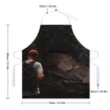 yanfind Custom aprons Admire Adventure Backpack Backpacker Blurred Boulder Canyon Casual Cliff Climb Discovery Expedition white white-style1 70×80cm