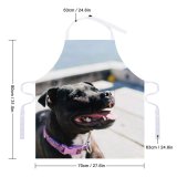 yanfind Custom aprons Adorable Alone Attention Blurred Calm Creature Cute Daytime Dog Expressive Friend white white-style1 70×80cm