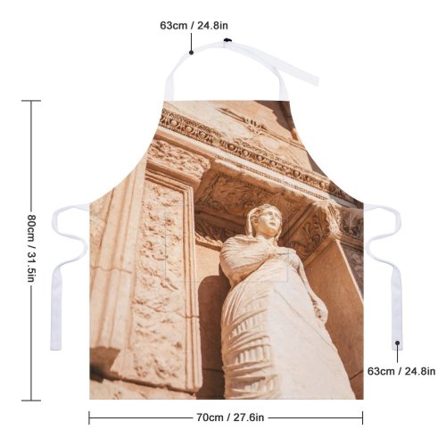 yanfind Custom aprons Art Building Architecture Travel Monument Sculpture Marble Outdoors Stone Religion Traditional white white-style1 70×80cm