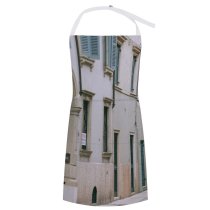yanfind Custom aprons Accommodation Aged Arched Architecture Area Balcony Building Calm City Construction Contemporary white white-style1 70×80cm