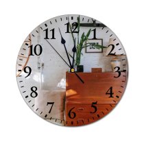 yanfind Fashion PVC Wall Clock Accommodation Apartment Home Bed Bedroom Brick Wall Cabinet Classic Comfort Commode Corner002 Mute Suitable Kitchen Bedroom Decorate Living Room