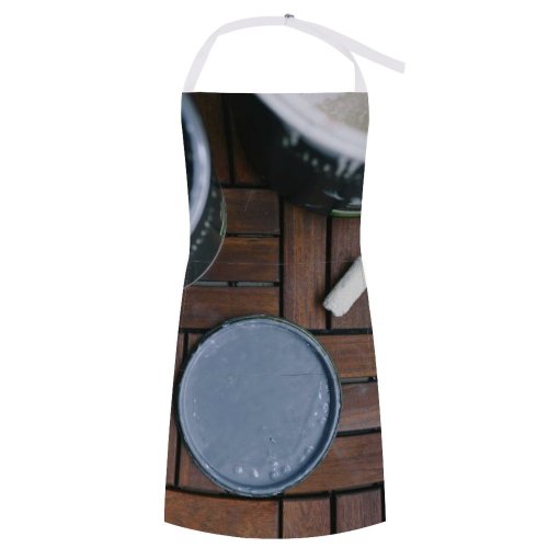 yanfind Custom aprons Acrylic Apartment Brush Building Can Clean Container Space Craft Creative white white-style1 70×80cm