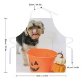 yanfind Custom aprons Adorable Autumn Bucket Calm Carefree Comfort Curious Cute Dog Fall Fluff Friendly white white-style1 70×80cm