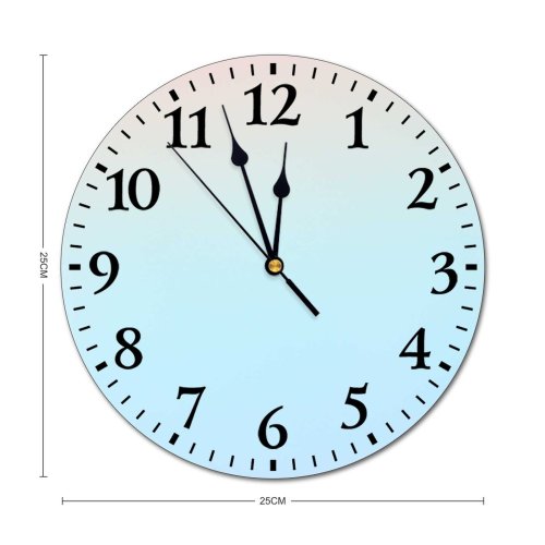yanfind Fashion PVC Wall Clock Art Summer Abstract Design Outdoors Retro Artistic Simplicity Insubstantial Mute Suitable Kitchen Bedroom Decorate Living Room
