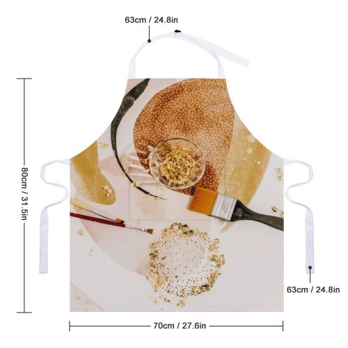 yanfind Custom aprons Abstract Arrangement Art Artwork Contemporary Create Creative Daylight Daytime Design Draw white white-style1 70×80cm