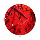 yanfind Fashion PVC Wall Clock Nail File Pens Stapler Strings Technology Tool Mute Suitable Kitchen Bedroom Decorate Living Room
