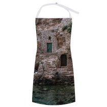 yanfind Custom aprons Adriatic Aged Architecture Bristly Castle Croatia Daytime Door Europe Exterior Facade Fortress white white-style1 70×80cm