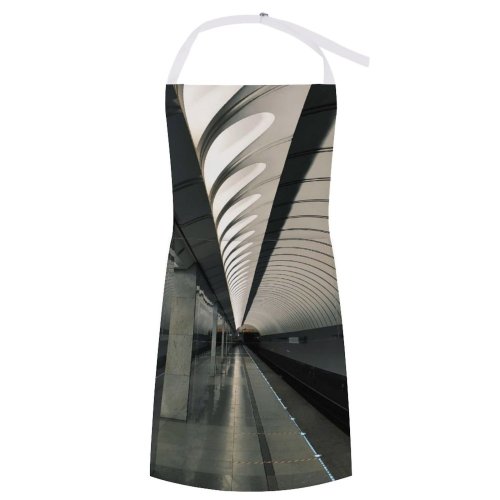 yanfind Custom aprons Architecture Area Construction Dark Design Direction Empty Exterior Futuristic Hall Illuminate Industrial white white-style1 70×80cm
