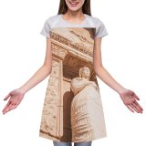 yanfind Custom aprons Art Building Architecture Travel Monument Sculpture Marble Outdoors Stone Religion Traditional white white-style1 70×80cm