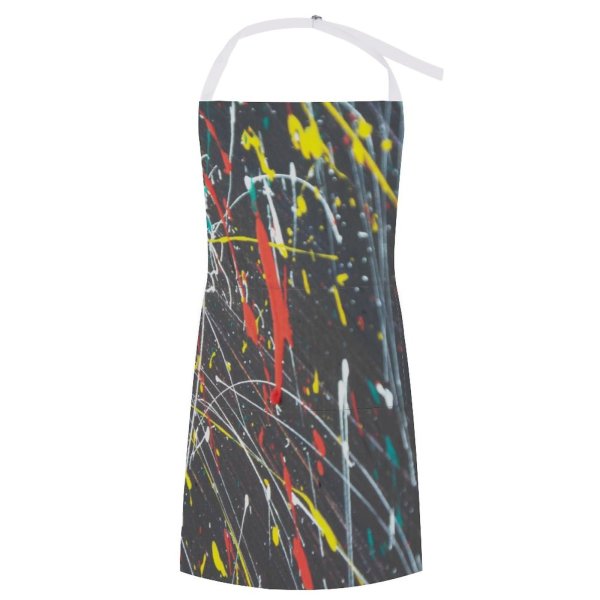 yanfind Custom aprons Impressionist Abstract Art Paintings Palette Oil Colours Colorful Colourful Fine Artist white-style1 70×80cm