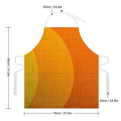 yanfind Custom aprons Architecture Art Artwork Backdrop Brick Wall Colorful Creative Daylight Decor Dense Design white white-style1 70×80cm