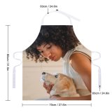 yanfind Custom aprons Adorable Affection Afro Attentive Blurred Bonding Caress Charming Chordate Comfort Curly white white-style1 70×80cm