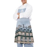 yanfind Custom aprons Accommodation Aged Architecture Balcony Building City Cityscape Cloudy Complex Condominium Construction Daytime white white-style1 70×80cm