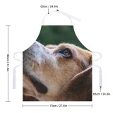 yanfind Custom aprons Adorable Beautiful Cute Defocused Dog Funny Fur Natural Nose Outdoors Park white white-style1 70×80cm