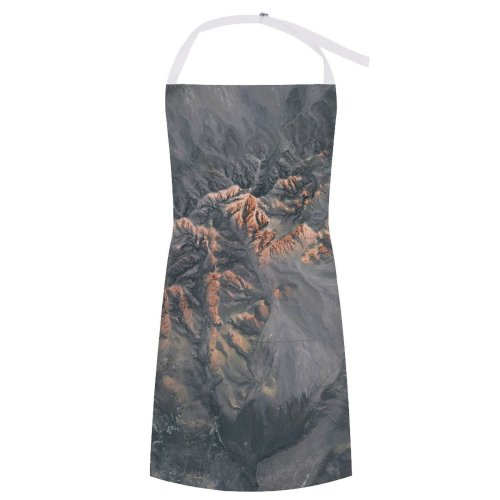 yanfind Custom aprons Abandoned Aerial Aged Altitude Arid Breathtaking Calm Cliff Desert Destination Drone Dry white white-style1 70×80cm