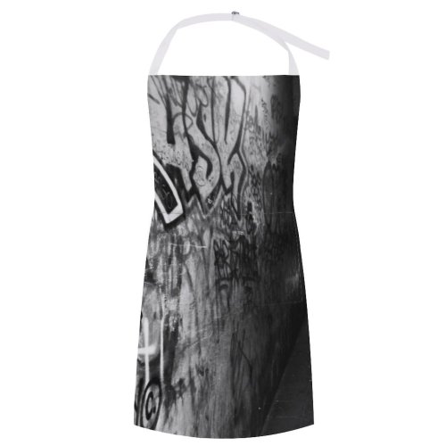 yanfind Custom aprons Street Streetart Passage Tunnel Art Urban Amsterdam white white-style1 70×80cm