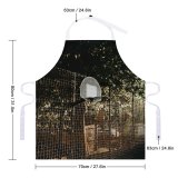 yanfind Custom aprons Active Architecture Aspiration Athlete Basket Basketball City Concept Downtown Empty Energy Exercise white white-style1 70×80cm