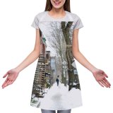 yanfind Custom aprons Aged Alone Anonymous Architecture Bare Building Calm City Cloudy Cool Daytime Destination white white-style1 70×80cm