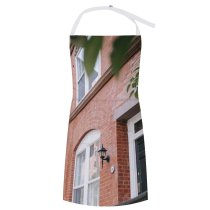 yanfind Custom aprons Accommodation Aged Arched Architecture Area Brick Wall Building City Condominium Construction white white-style1 70×80cm