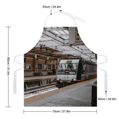 yanfind Custom aprons Architecture Arrive City Commute Contemporary Daytime Departure Destination District Fast Glass Illuminate white white-style1 70×80cm