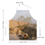 yanfind Custom aprons Abandoned Aged Ancient Barrier Broken Building Cement Ceramic Classic Clay Construction Crack white white-style1 70×80cm