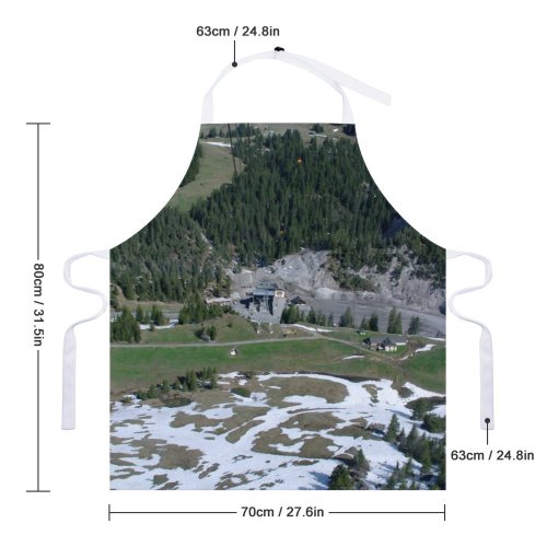 yanfind Custom aprons Snow Landscape Beautiful Pure Trees Woods white white-style1 70×80cm