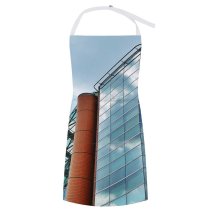 yanfind Custom aprons Architectural Design Architecture Building Clouds Futuristic Glass Items High Shot white white-style1 70×80cm