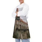 yanfind Custom aprons Aged Ancient Architecture Attract Building Castle Cloudy Corvin Destination Dramatic white white-style1 70×80cm