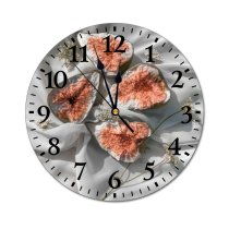 yanfind Fashion PVC Wall Clock Bloom Botany Bud Cloth Decor Decoration Delicious Detail Diet Dried Mute Suitable Kitchen Bedroom Decorate Living Room