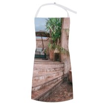 yanfind Custom aprons Aged Alley Ancient Architecture Sky Building Calm Construction Couch Empty Estate white white-style1 70×80cm