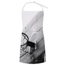 yanfind Custom aprons Action Active Amusement Backboard Basket Basketball Bw Challenge City Competitive Court white white-style1 70×80cm