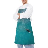 yanfind Custom aprons Aerial Bay Colorful Distance Drone Energy From Above Height Hobby white white-style1 70×80cm