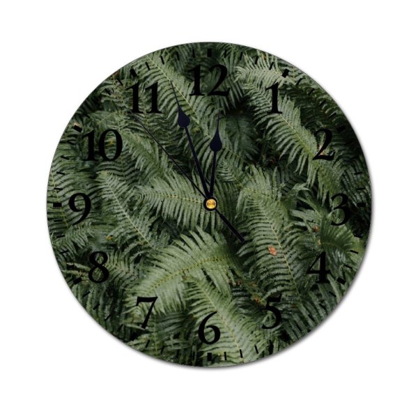 yanfind Fashion PVC Wall Clock Abstract Abundance Botanic Botany Bush Space Cultivate Delicate Flora Foliage Forest Mute Suitable Kitchen Bedroom Decorate Living Room
